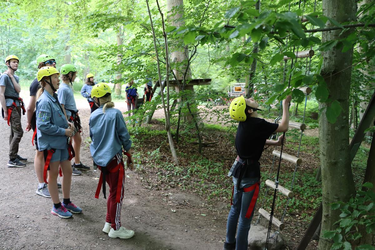 Klatretur i klatrepark